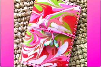 Create a Marbled Leather Journal Cover